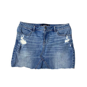 Hollister California 1922 Women's Blue Denim 5 Pocket Mini‎ Skirt Size 7